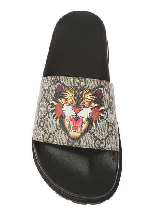 gucci ace sneakers tiger|gucci tiger head slides.